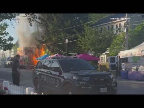 'I saw a man crawling out of the fire' | Vendors recount Laurel festival explosion