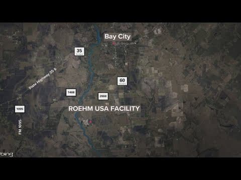 Ten people taken to hospital after ammonia leak in Matagorda County