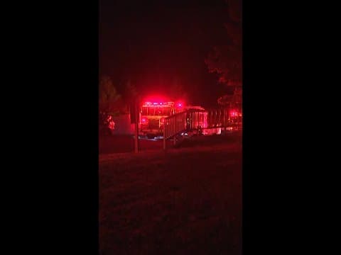 See first responders use rope to rescue man in Bellevue