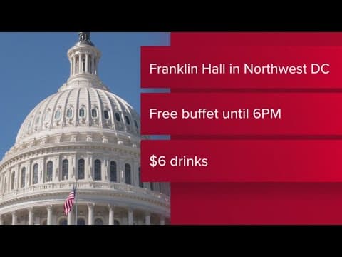 Free vodka, free buffet, all-day happy hours | DC bars offer government shutdown deals