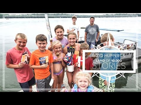 Teen's ice cream boat is music to ears of lake goers