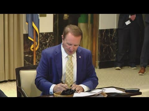 Gov. Landry signs bills into law, including one that classify abortion pills as 'controlled substanc