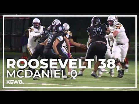 Roosevelt shuts down McDaniel in Thursday action | Friday Night Football