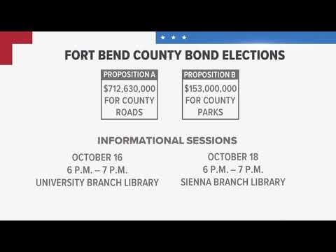 Fort Bend County residents have chance to learn about more than $700M bond