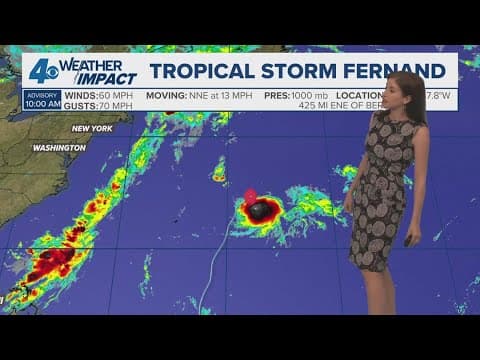 Monday Noon Tropics Update: Fernand heads north, Invest 99 fizzles