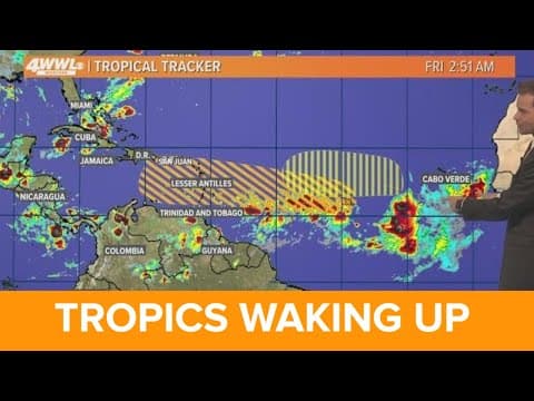Friday 5 AM Tropical Update: Tropics waking up after long slumber