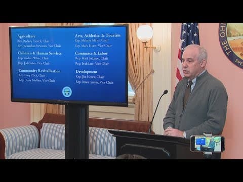 New Ohio House Speaker Matt Huffman announces changes