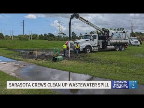 54,000 gallons of sewage spill in Sarasota neighborhood