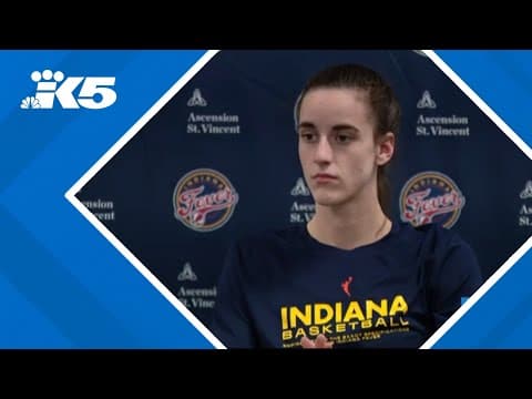 Caitlin Clark answers questions ahead of Storm game in Seattle