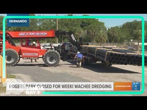 Rogers Park to close this week for Weeki Wachee dredging