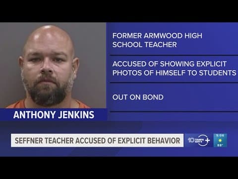 Hillsborough County teacher arrested after allegedly sharing explicit images, videos with students