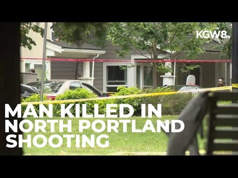 Gunfire in North Portland's Portsmouth neighborhood leaves one man dead