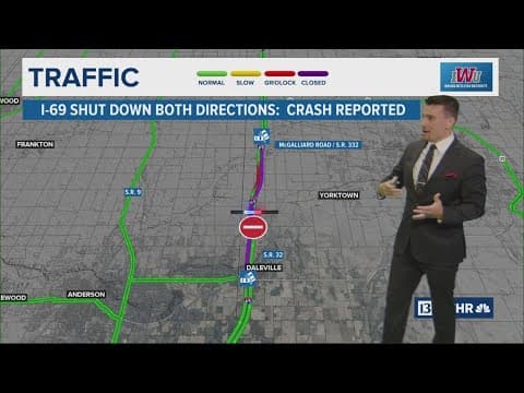 1 person killed in crash on I-69 near Muncie