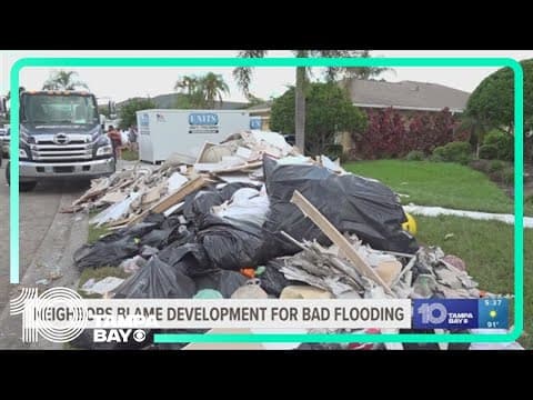 Sarasota neighbors blame overdevelopment for bad flooding