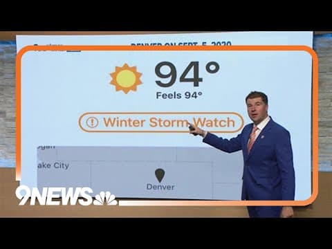 5 years since 70-degree temperature swing in Denver