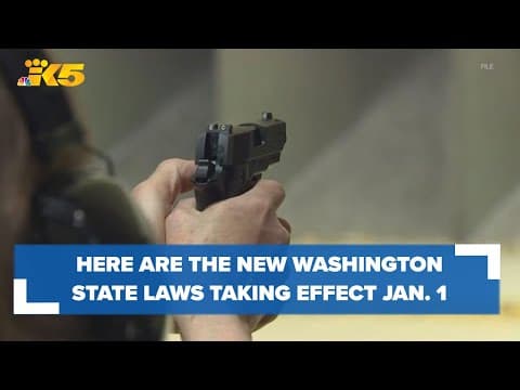 Here are the new Washington state laws going into effect in the New Year