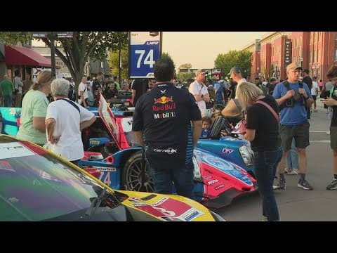 Drivers meet fans at Speedway's IMSA Street Fest