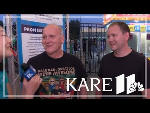 Who is first in line at the Minnesota State Fair?
