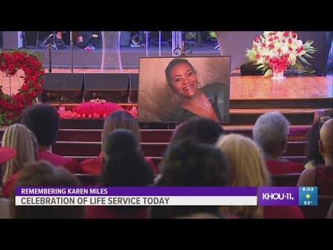 Family, friends gather for Karen Miles' funeral