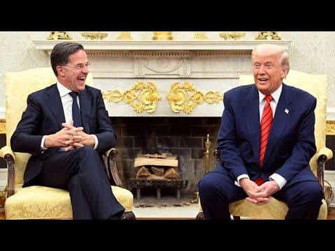 President Trump full meeting with NATO secretary general at White House