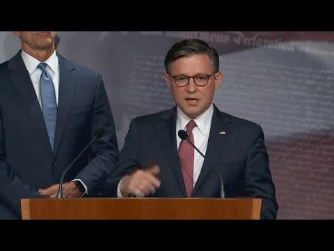 Speaker Johnson calls 'No Kings' protesters 'Marxists,' 'antifa' and 'pro Hamas'