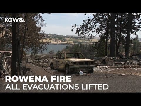 All evacuations lifted for Rowena Fire near The Dalles