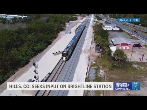 Hillsborough transportation officials asking for thoughts on potential Brightline station