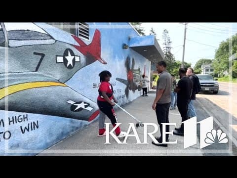 Minneapolis artist fulfills a dying man's wish to honor Black airmen