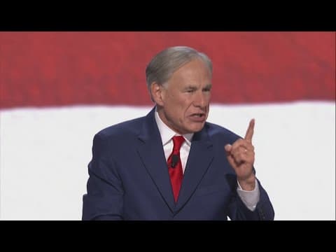 Gov. Greg Abbott speaks on Texas-Mexico border at 2024 RNC
