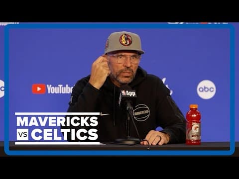 NBA Finals: Mavericks coach Jason Kidd reacts to Game 5 loss