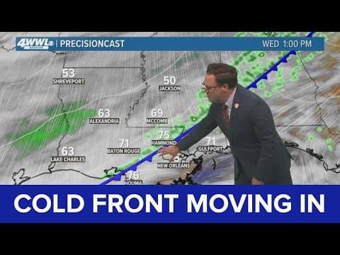 Weather: Cold front set to move in