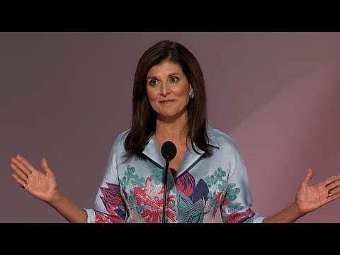 Former SC Governor Nikki Haley speaks at RNC 2024 after invitation from Donald Trump