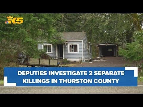 Two women killed in separate Thurston County homicides, deputies say