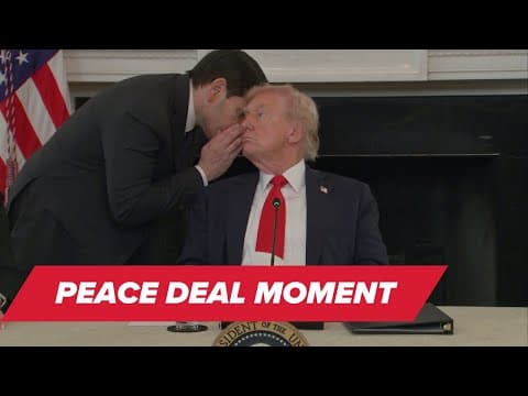 Gaza Peace Deal: Moment when Trump got the note