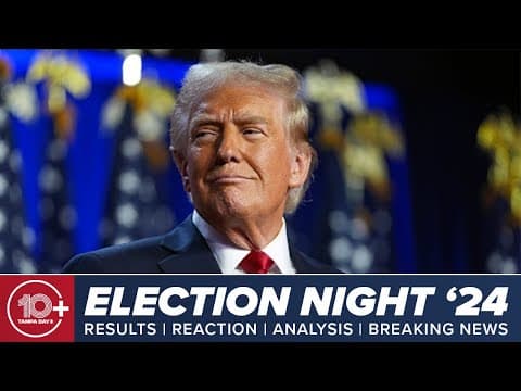 Election update: Former President Donald Trump speaks to supporters at Mar-a-Lago resort