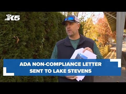 ADA non-compliance letter sent to Lake Stevens