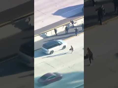 Suspect leads police on a chase through the city of San Diego