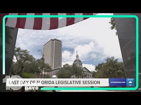 Last day of Florida legislative session