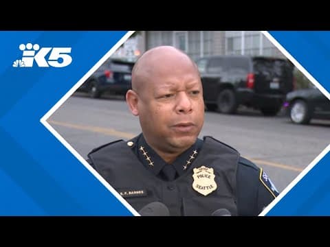 Seattle police chief addresses standoff with barricaded suspect after officers fired upon near Madis