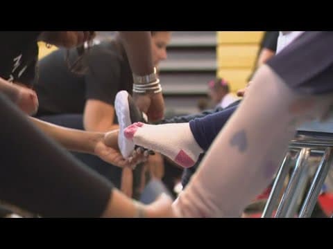 The Nightcap: DC students fitted for sneakers