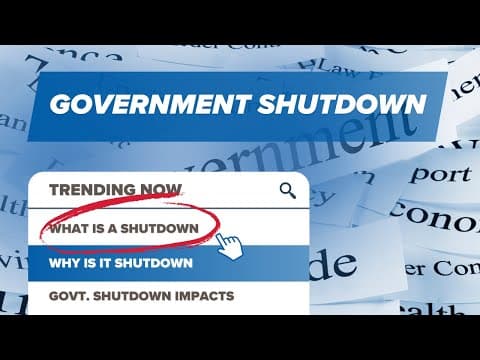 GOVERNMENT SHUTDOWN (in 90 Seconds): What is Means, What Happened