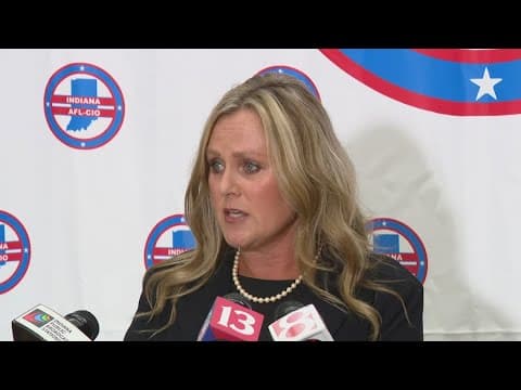 Democrat gubernatorial nominee Jennifer McCormick talks about GOP opponents