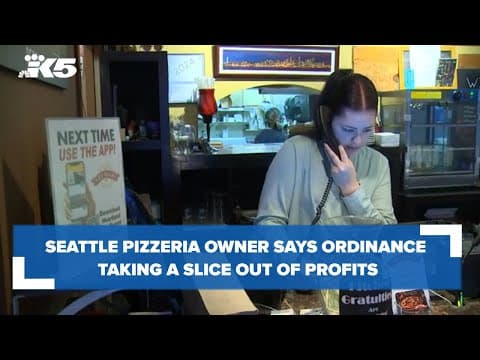 Seattle pizzeria owner says new gig ordinance is slicing sales