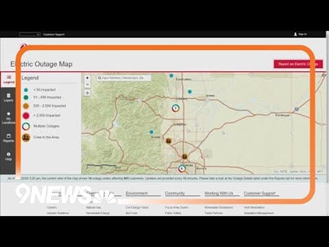 Hundreds without power between Denver, northern Colorado due to weather conditions