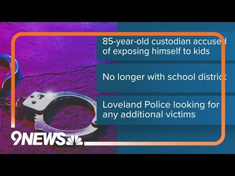 85-year-old former janitor arrested after victims said he exposed himself in middle school bathroom