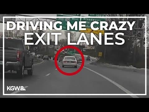 Breaking the rules in exit lanes | Driving Me Crazy