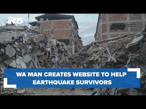 Mercer Island man creates website to help Turkey, Syria earthquake survivors