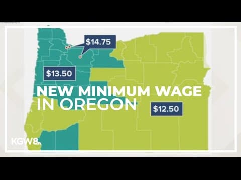 Oregon raising minimum wage statewide on July 1