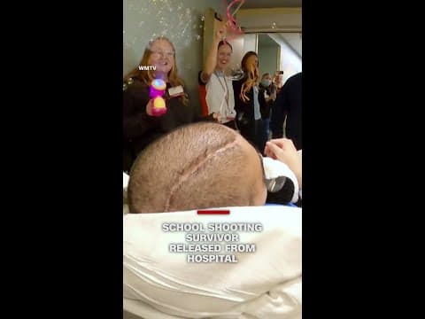 Student discharged from hospital nearly 300 days after school shooting