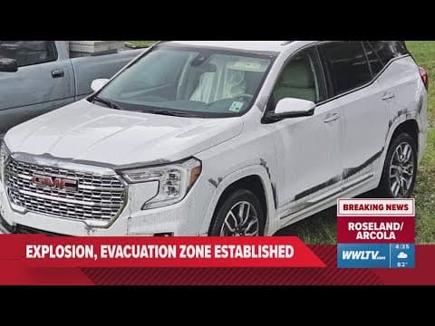 White Car Covered in Soot 10 Miles From Roseland Explosion Site